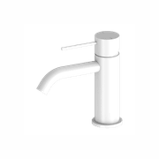 Mecca Basin Mixer Matte White gallery detail image