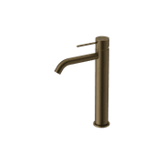 Mecca Tall Basin Mixer Tumbled Antique Brass gallery detail image