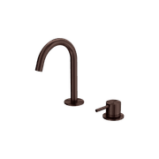 Mecca Hob Basin Mixer Set Arc Spout Rome Bronze gallery detail image