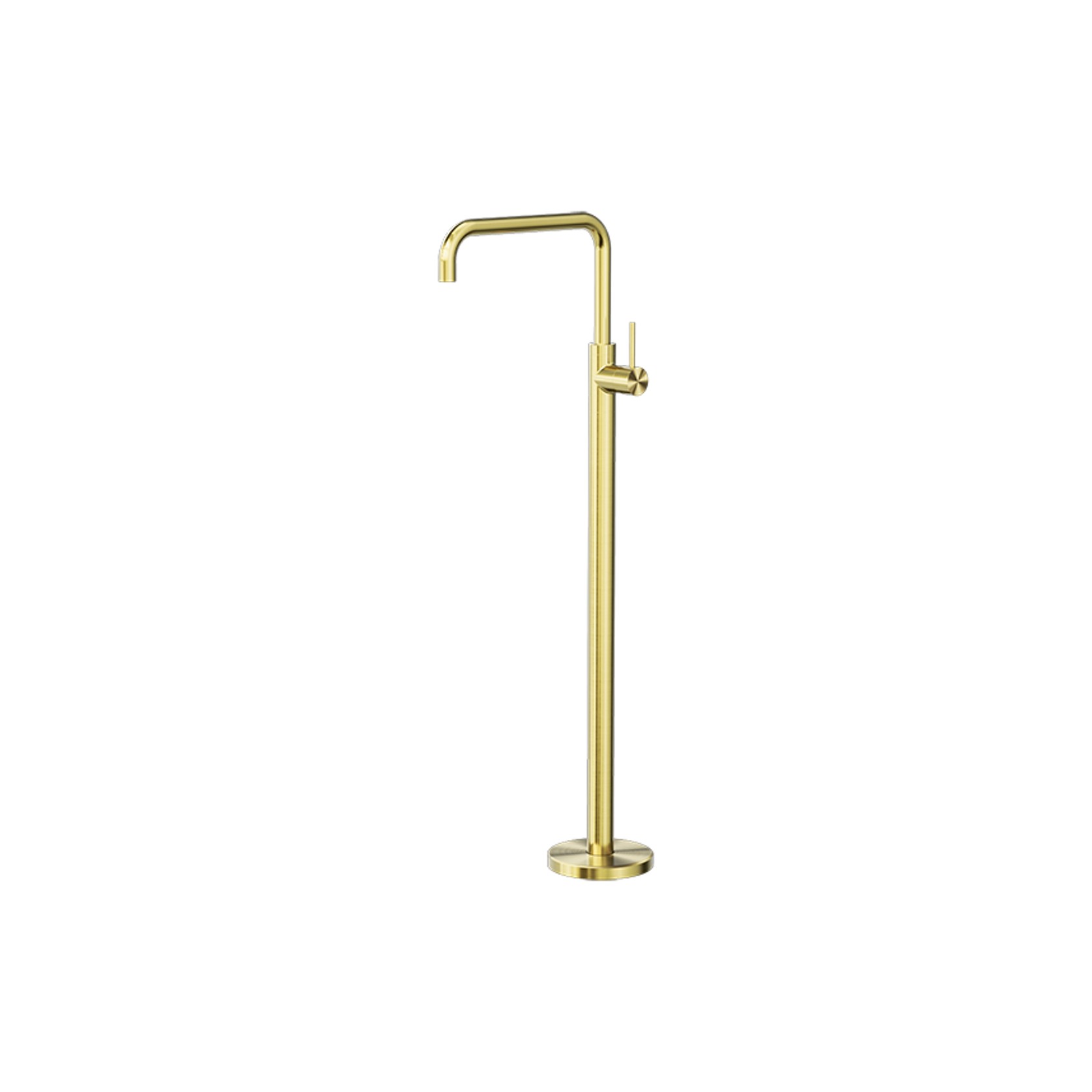 Mecca Freestanding Bath Mixer Square Shape Brushed Gold gallery detail image