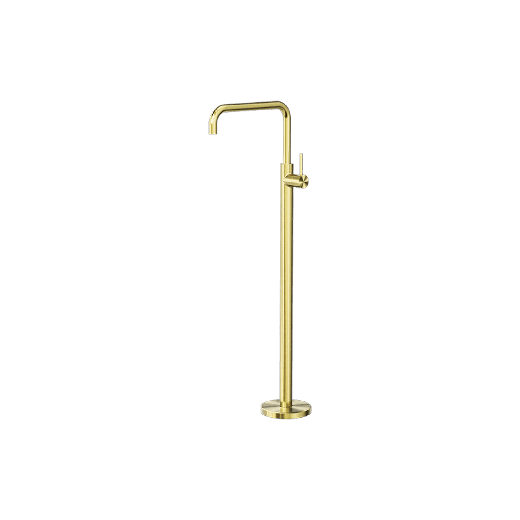 Mecca Freestanding Bath Mixer Square Shape Brushed Gold gallery detail image
