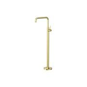 Mecca Freestanding Bath Mixer Square Shape Brushed Gold gallery detail image