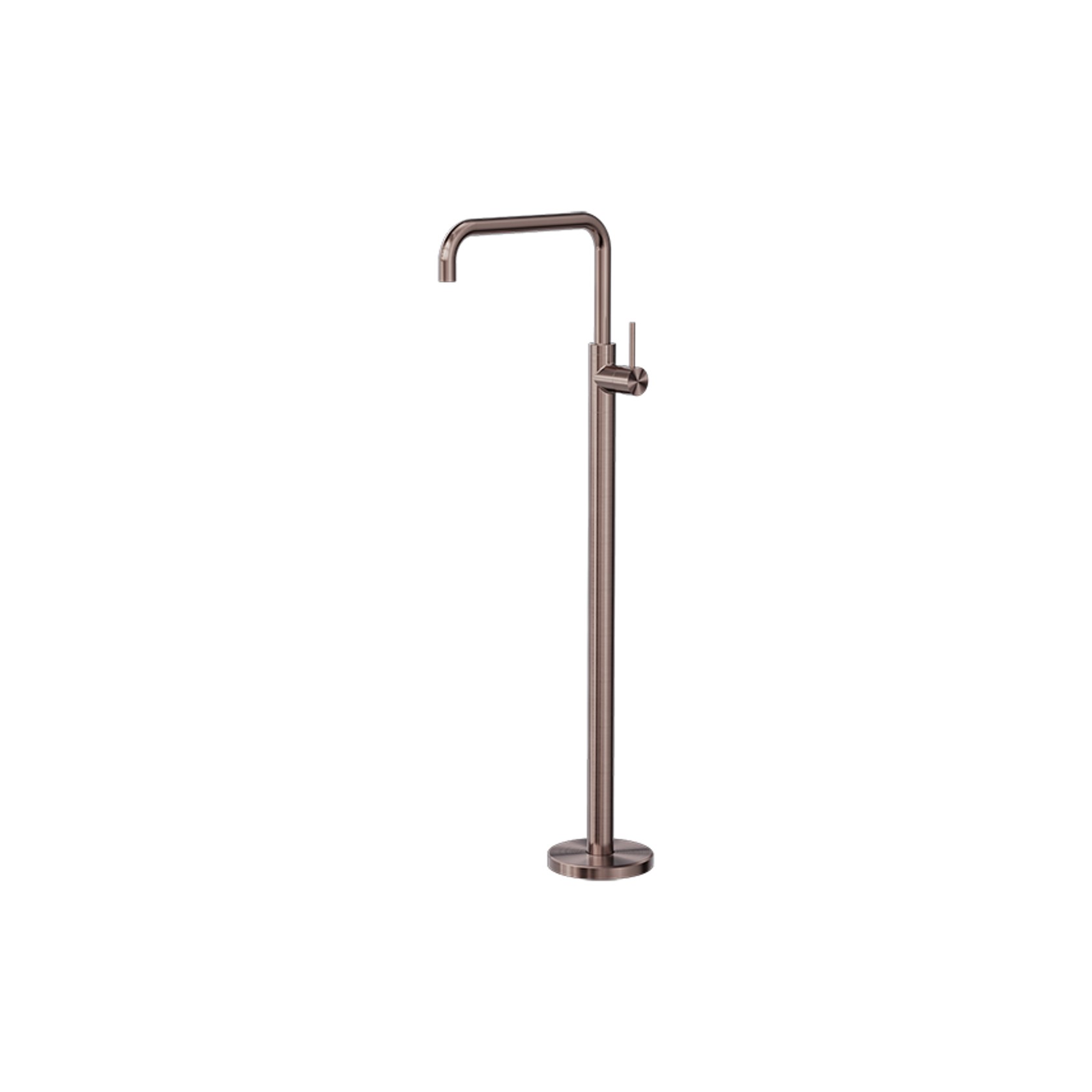 Mecca Freestanding Bath Mixer Square Shape Brushed Bronze gallery detail image