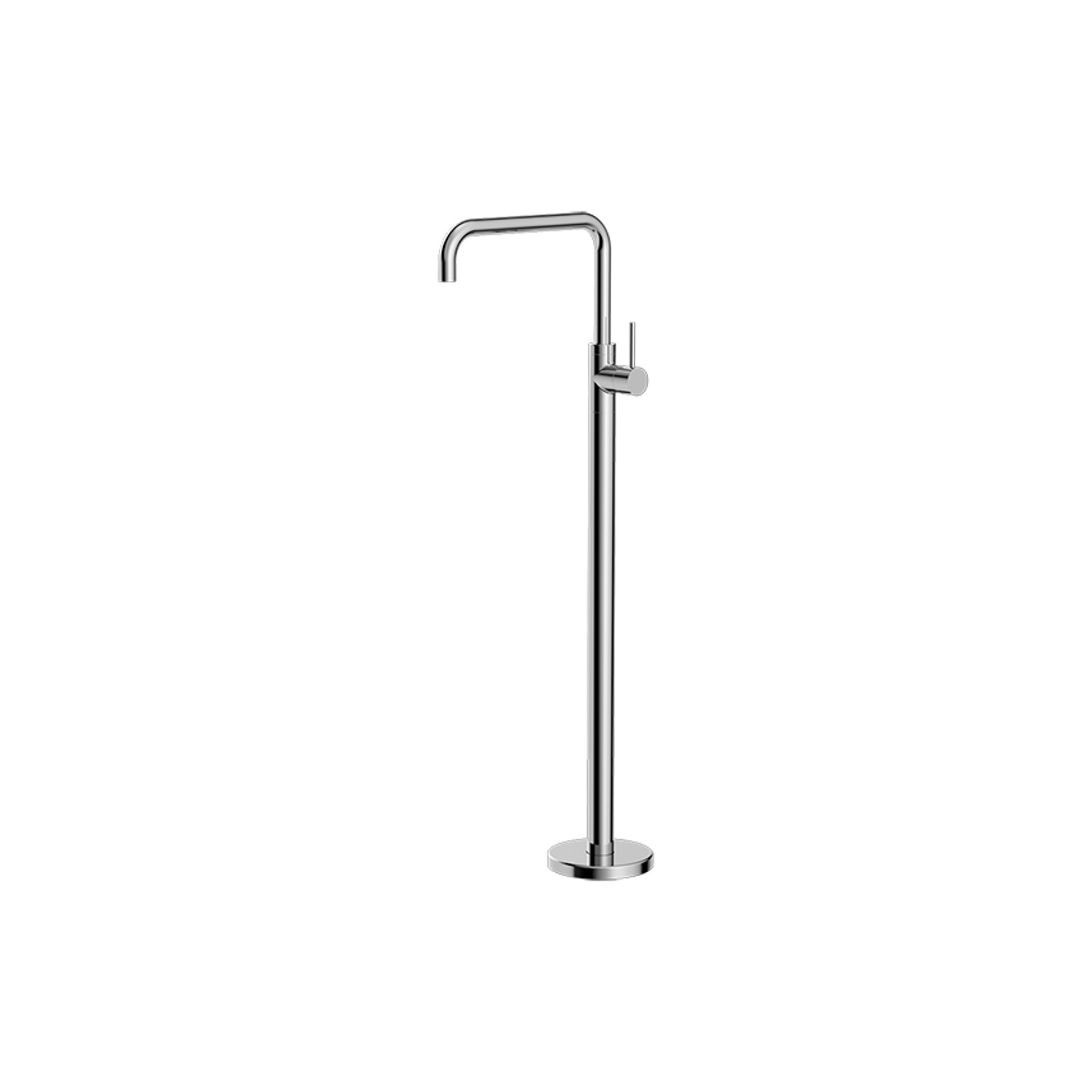 Mecca Freestanding Bath Mixer Square Shape Chrome gallery detail image