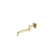 Mecca Wall Mounted Swivel Bath Spout Only 225mm Brushed Gold gallery detail image