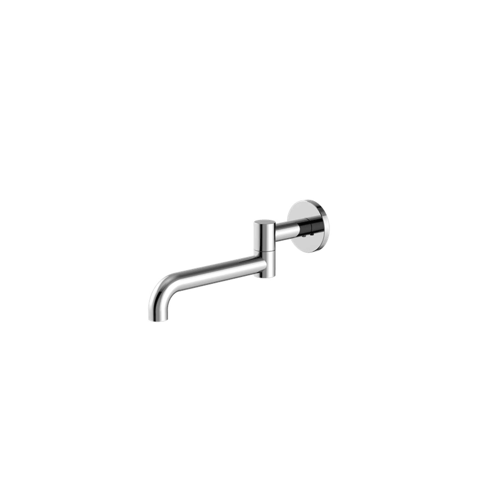 Mecca Wall Mounted Swivel Bath Spout Only 225mm Chrome gallery detail image