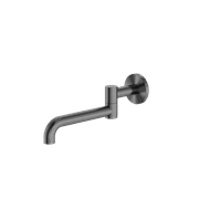 Mecca Wall Mounted Swivel Bath Spout Only 225mm Gun Metal gallery detail image