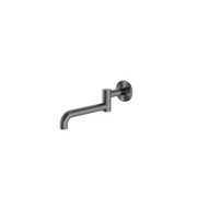 Mecca Wall Mounted Swivel Bath Spout Only 225mm Gun Metal gallery detail image