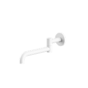 Mecca Wall Mounted Swivel Bath Spout Only 225mm Matte White gallery detail image