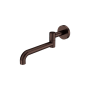 Mecca Wall Mounted Swivel Bath Spout Only 225mm II Rome Bronze gallery detail image