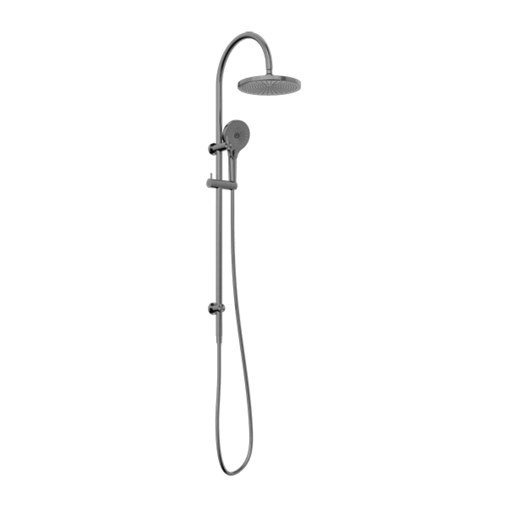 Mecca Twin Shower Gun Metal gallery detail image