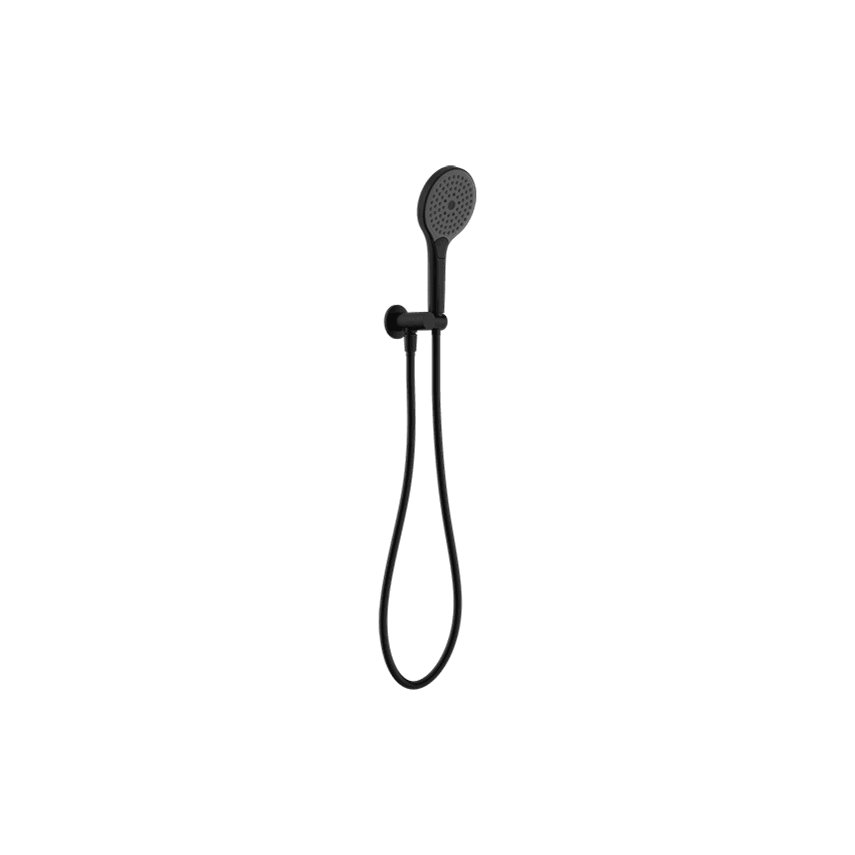 Mecca Shower On Bracket With Air Shower II Matte Black gallery detail image