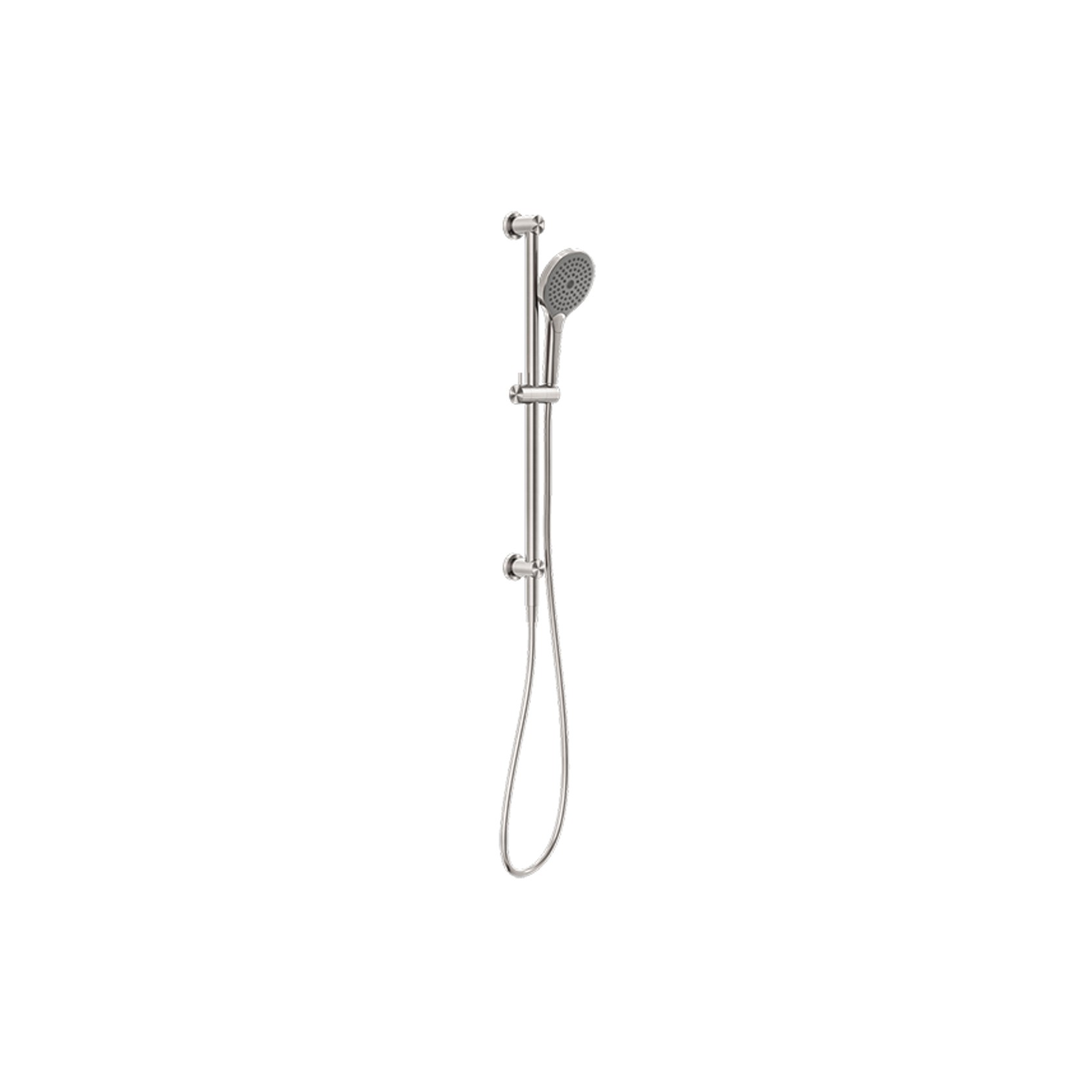 Mecca Shower Rail With Air Shower II Brushed Nickel gallery detail image