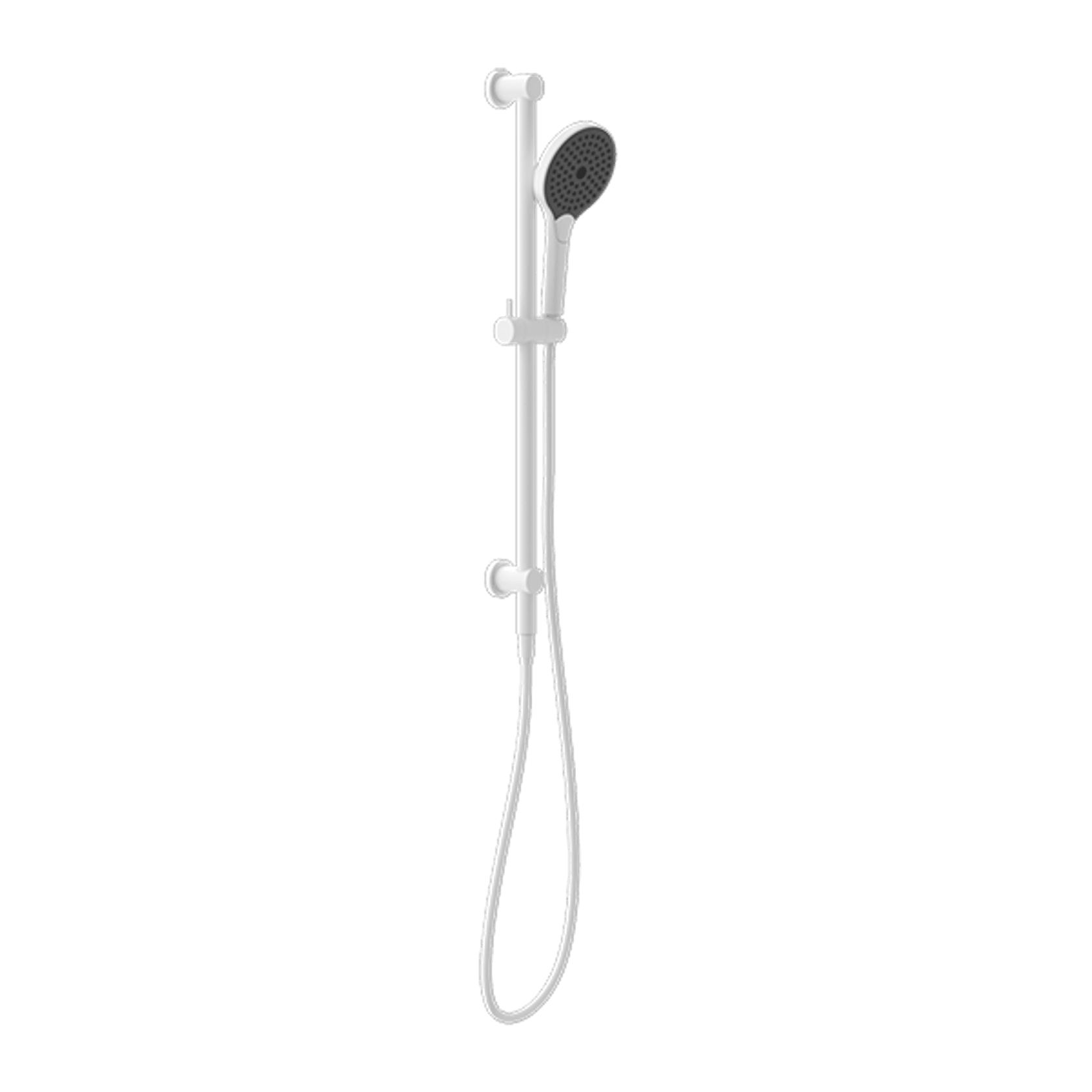 Mecca Shower Rail With Air Shower II Matte White gallery detail image