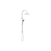 Mecca Twin Shower With Air Shower II Brushed Nickel gallery detail image