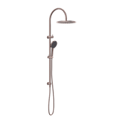 Mecca Twin Shower With Air Shower II Brushed Bronze gallery detail image