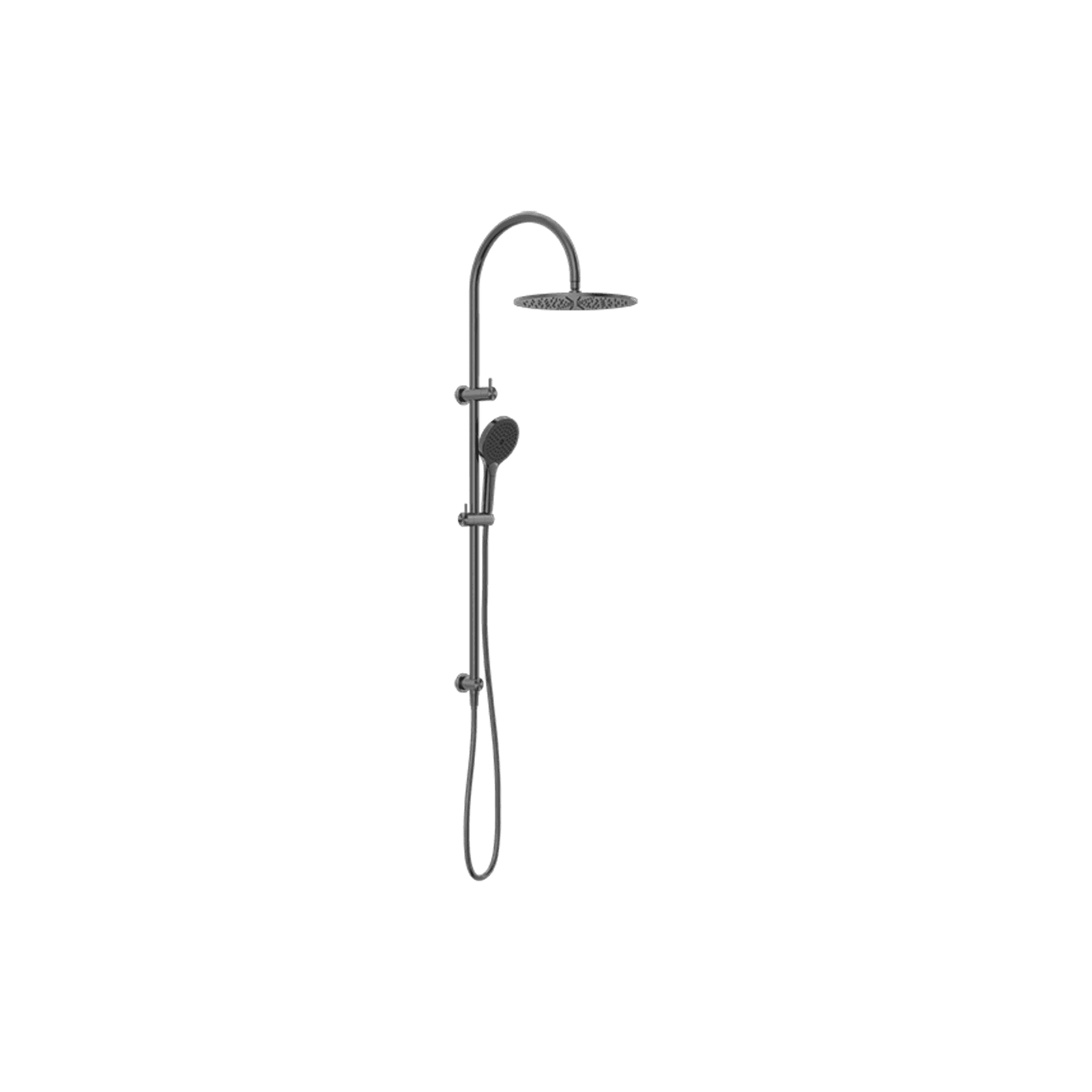 Mecca Twin Shower With Air Shower II Gun Metal gallery detail image