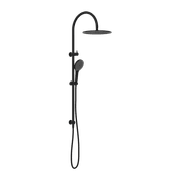 Mecca Twin Shower With Air Shower II Matte Black gallery detail image