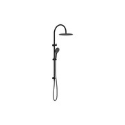 Mecca Twin Shower With Air Shower II Matte Black gallery detail image