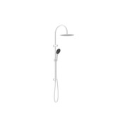 Mecca Twin Shower With Air Shower II Matte White gallery detail image