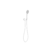 Mecca Shower On Bracket With Air Shower Matte White gallery detail image