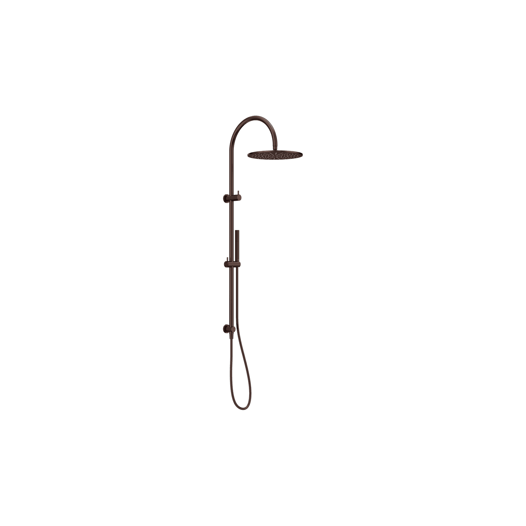 Mecca Twin Shower With Slim Hand Shower Rome Bronze gallery detail image
