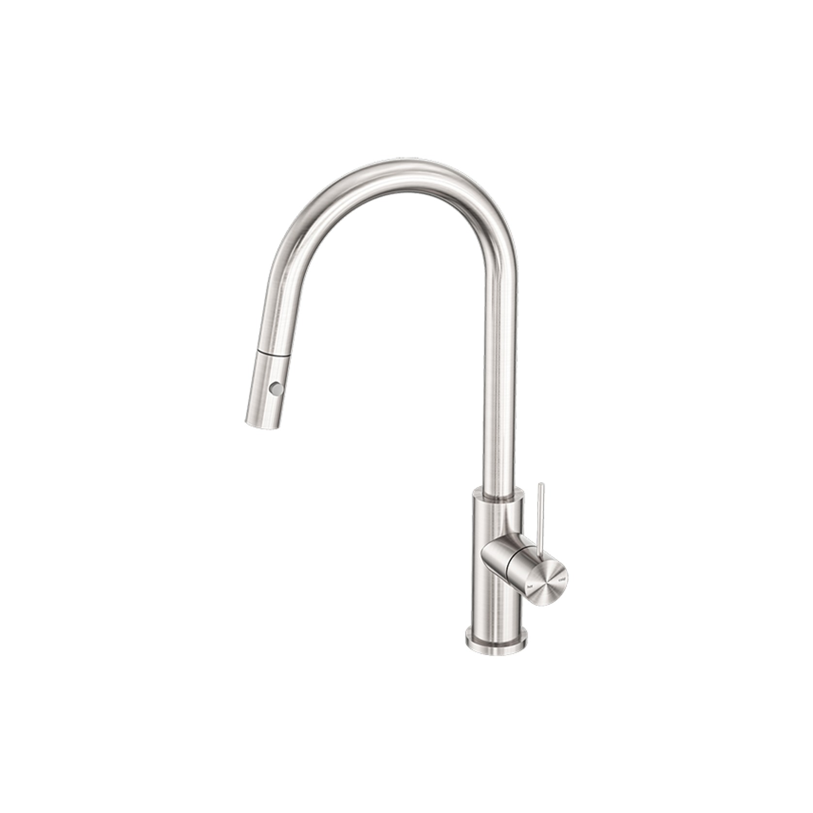 Mecca Pull Out Sink Mixer With Vegie Spray Function Brushed Nickel gallery detail image