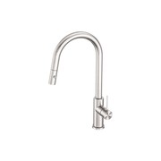 Mecca Pull Out Sink Mixer With Vegie Spray Function Brushed Nickel gallery detail image