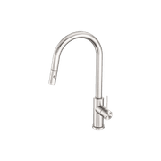 Mecca Pull Out Sink Mixer With Vegie Spray Function Brushed Nickel gallery detail image