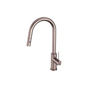 Mecca Pull Out Sink Mixer With Vegie Spray Function Brushed Bronze gallery detail image