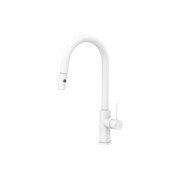 Mecca Pull Out Sink Mixer With Vegie Spray Function Matte White gallery detail image