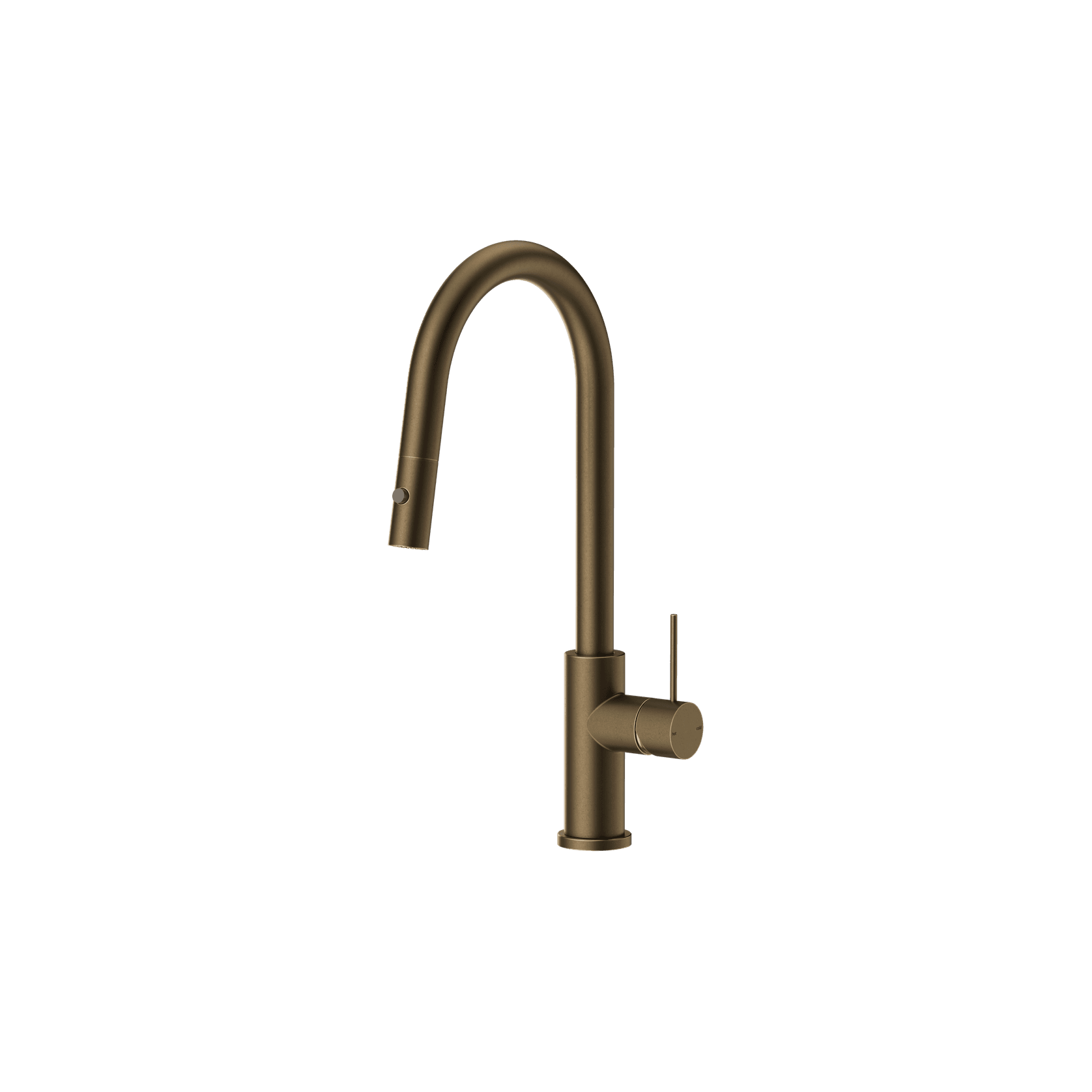 Mecca Pull Out Sink Mixer With Vegie Spray Function Tumbled Antique Brass gallery detail image