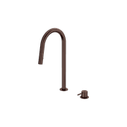Mecca Hob Mounted Pull Out Sink Mixer Rome Bronze gallery detail image