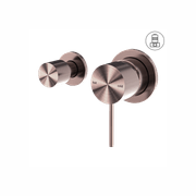 Mecca Shower Mixer With Horizontal 2 Way Divertor Brushed Bronze gallery detail image