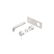 Mecca Wall Basin/Bath Mixer 120mm Trim Kits Only Brushed Nickel gallery detail image
