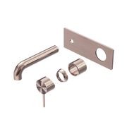 Mecca Wall Basin/Bath Mixer 185mm Trim Kits Only Brushed Bronze gallery detail image