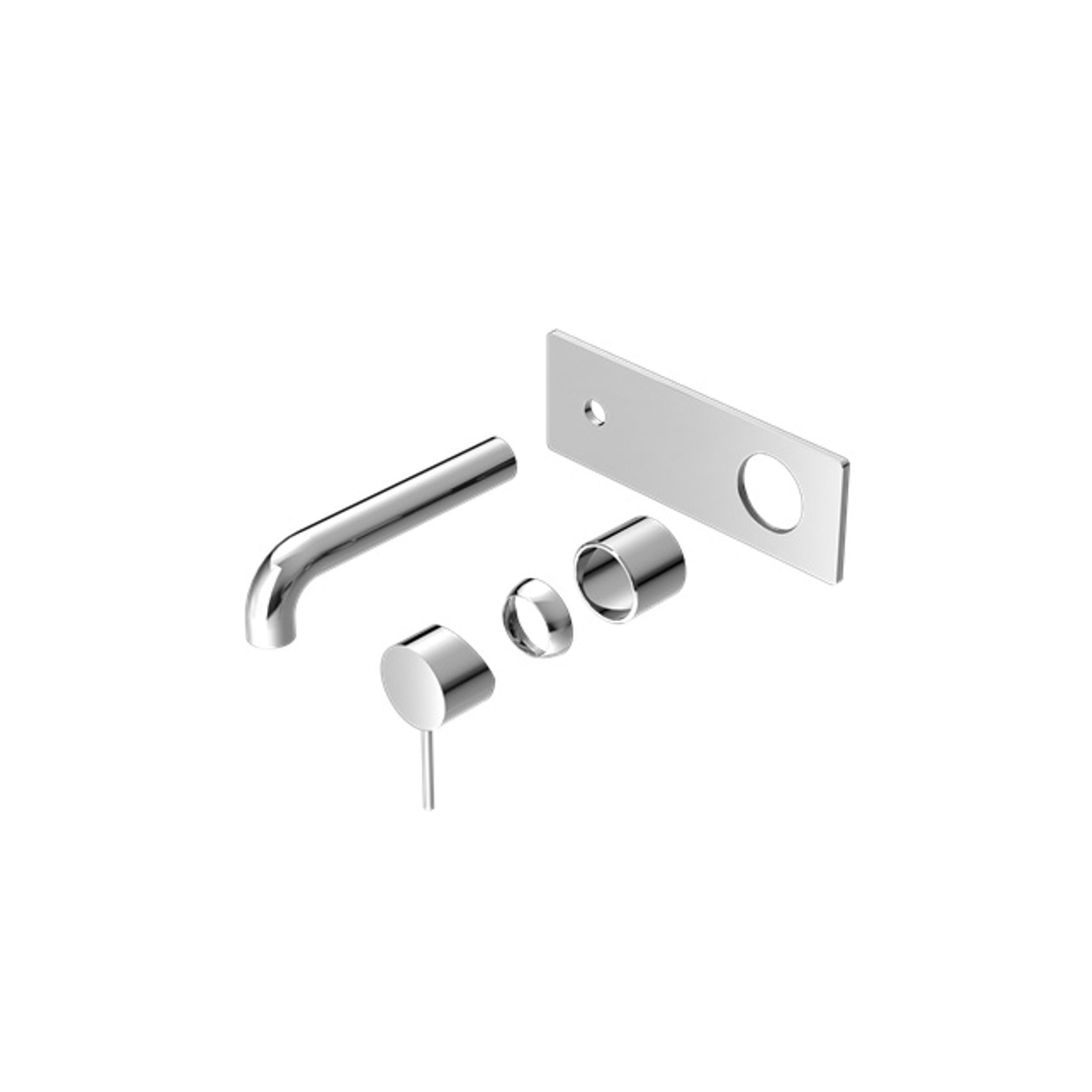 Mecca Wall Basin/Bath Mixer 160mm Trim Kits Only Chrome gallery detail image