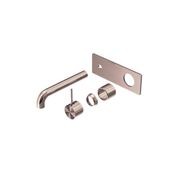 Mecca Wall Basin/Bath Mixer Handle Up 185mm Trim Kits Only Brushed Bronze gallery detail image