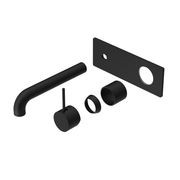 Mecca Wall Basin/Bath Mixer Handle Up 160mm Trim Kits Only Matte Black gallery detail image