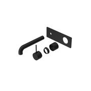 Mecca Wall Basin/Bath Mixer Handle Up 230mm Trim Kits Only Matte Black gallery detail image