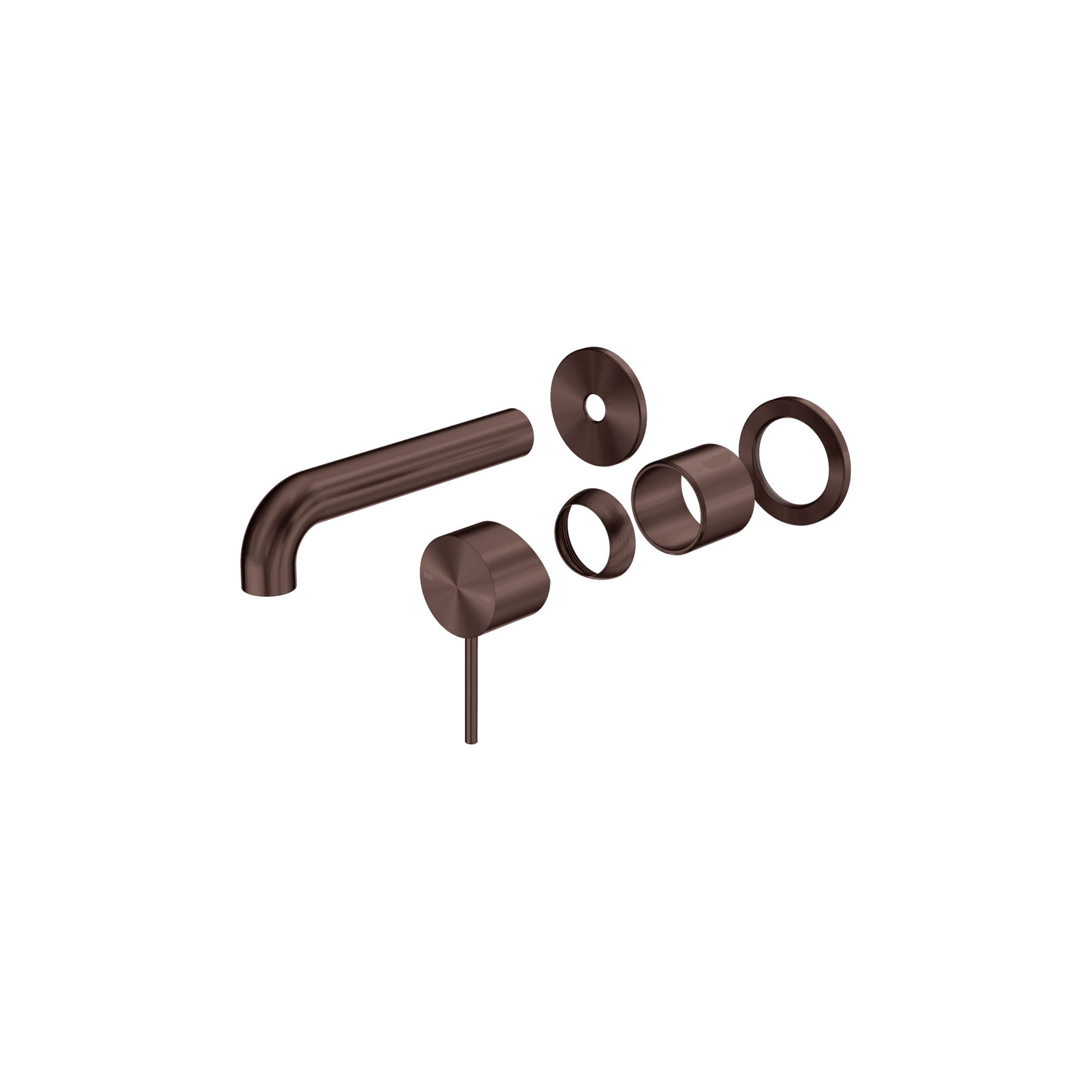 Mecca Wall Basin/Bath Mixer Separate Back Plate 160mm Trim Kit Only Rome Bronze gallery detail image