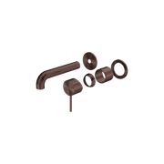 Mecca Wall Basin/Bath Mixer Separate Back Plate 160mm Trim Kit Only Rome Bronze gallery detail image