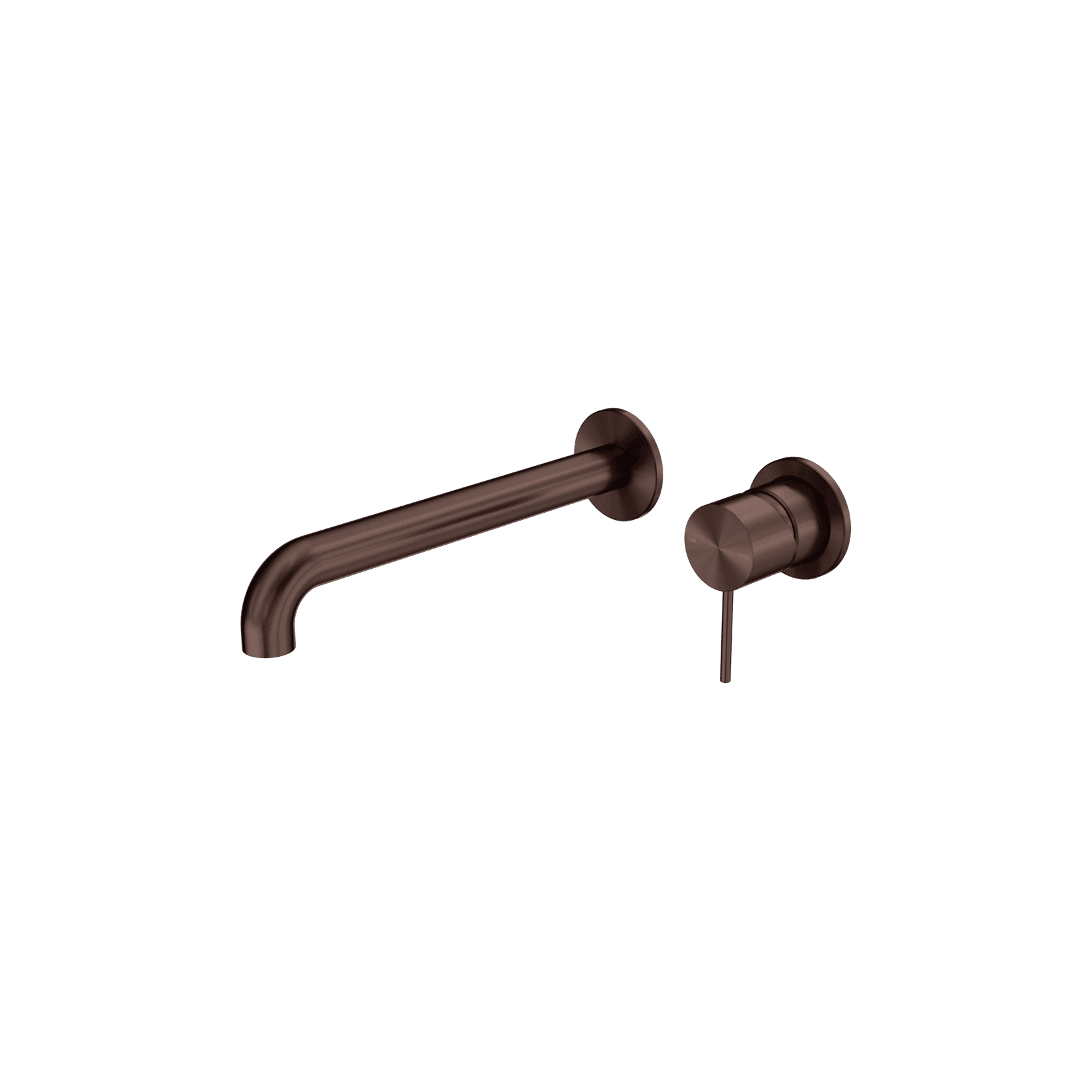 Mecca Wall Basin/Bath Mixer Separate Back Plate 230mm Rome Bronze gallery detail image