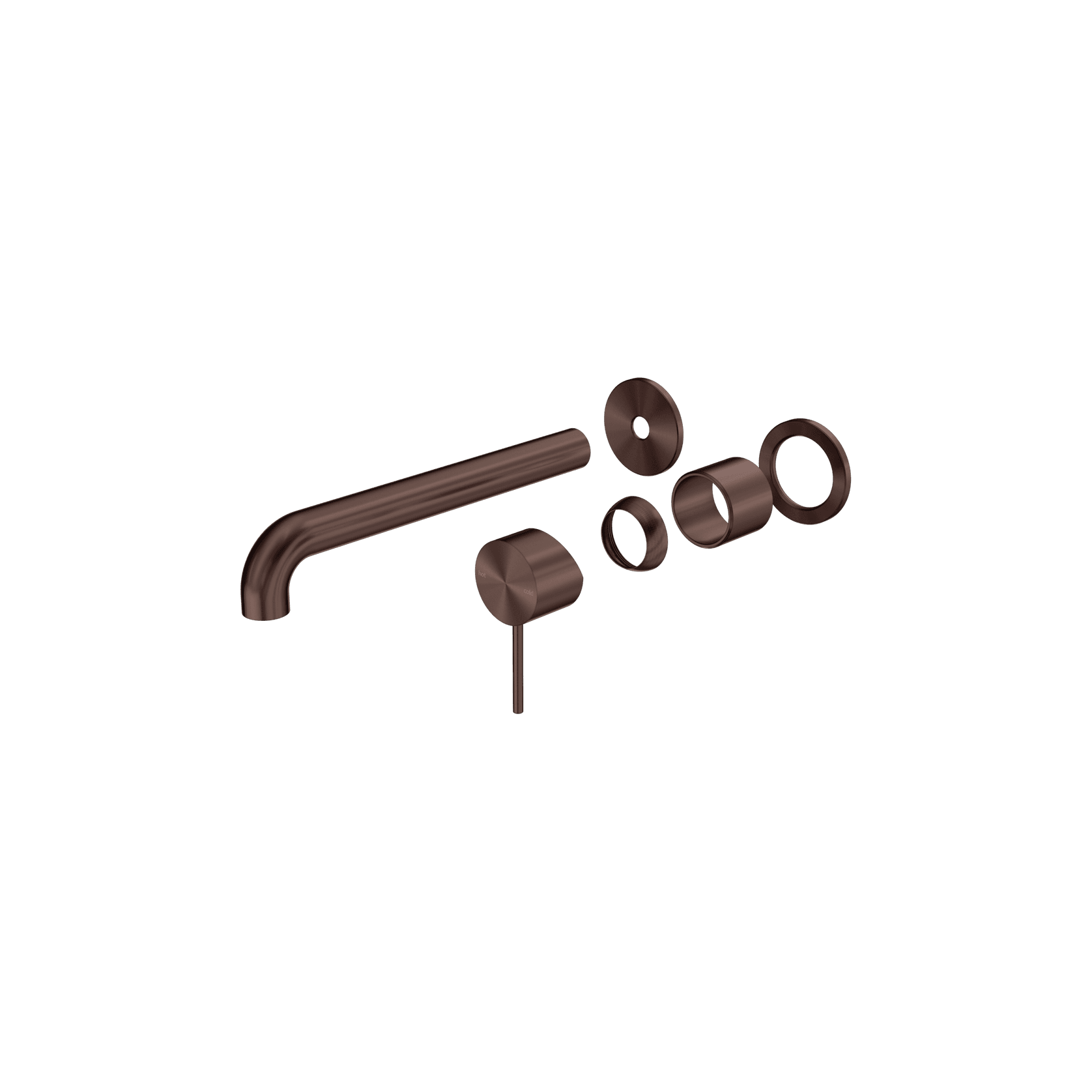 Mecca Wall Basin/Bath Mixer Separate Back Plate 230mm Trim Kit Only Rome Bronze gallery detail image