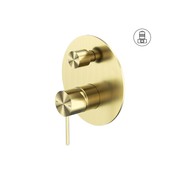 Mecca Shower Mixer With Divertor Brushed Gold gallery detail image