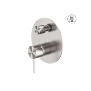 Mecca Shower Mixer With Divertor Brushed Nickel gallery detail image