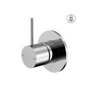 Mecca Shower Mixer Handle Up 80mm Plate Chrome gallery detail image