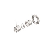 Mecca Shower Mixer Handle Up 80mm Plate Trim Kits Only Brushed Nickel gallery detail image