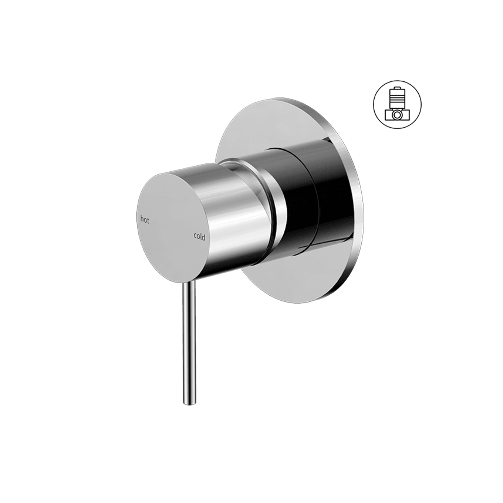 Mecca Shower Mixer 80mm Plate Chrome gallery detail image