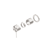 Mecca Shower Mixer 60mm Plate Trim Kits Only Brushed Nickel gallery detail image